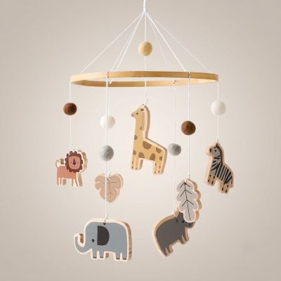 Notre suspension lit bébé Animaux Safari