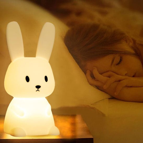 Notre veilleuse lapin Bunny au chevet des enfants