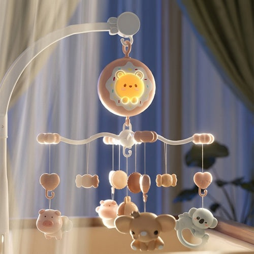 Nuit avec notre mobile musical bébé