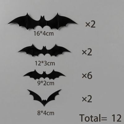 Pack 12 de nos stickers 3D Halloween