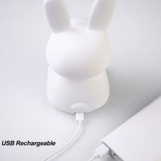 Recharge USB de notre veilleuse lapin Bunny