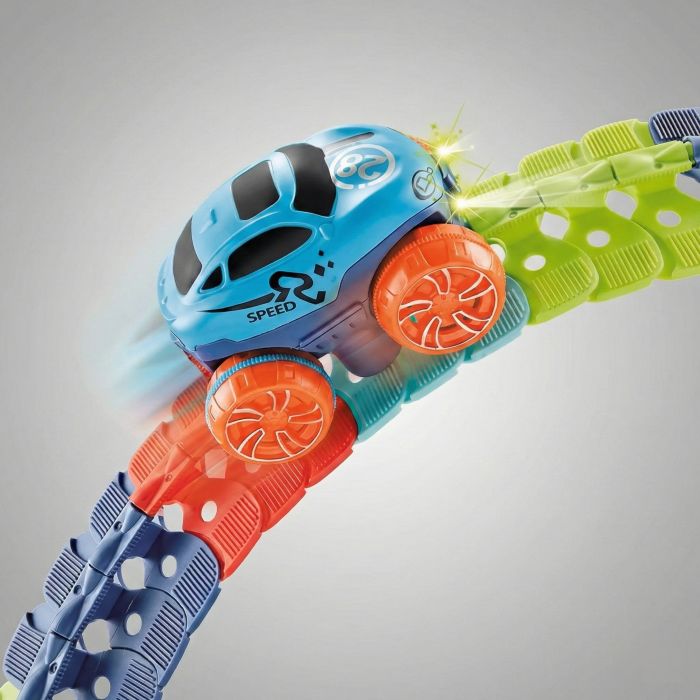 Sprint de la voiture standard sur notre circuit voiture enfant Changeable Track