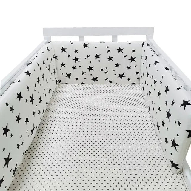 Tour de lit bébé Constellation blanc