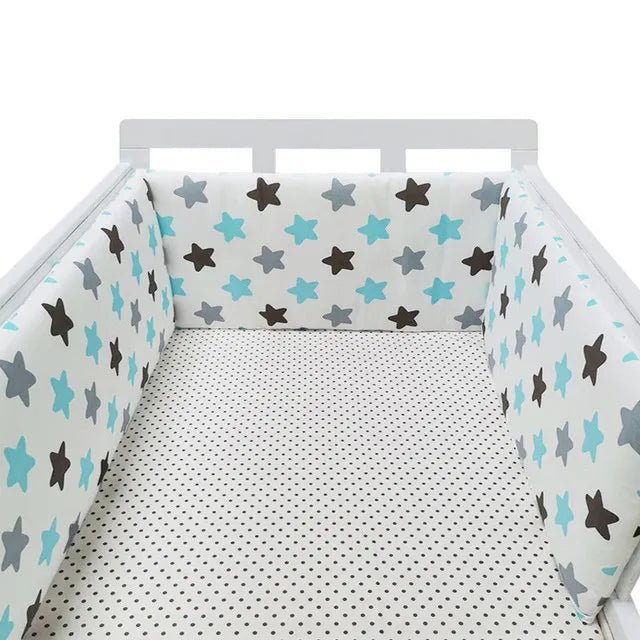 Tour de lit bébé Harmonie d'Étoiles Bleu