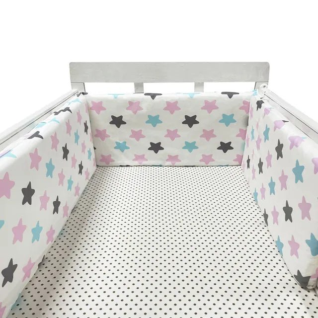 Tour de lit bébé Harmonie d'Étoiles Rose