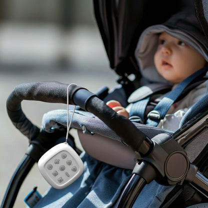 Usage extérieur de notre veilleuse bruit blanc LightWhiteNoise™