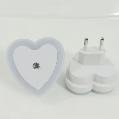 Variante cœur blanc de notre veilleuse bébé LightControl
