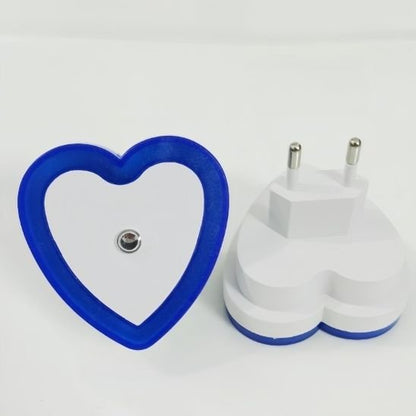 Variante cœur bleu de notre veilleuse bébé LightControl