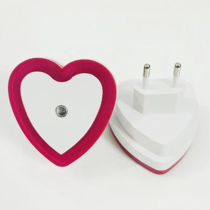 Variante cœur rouge de notre veilleuse bébé LightControl