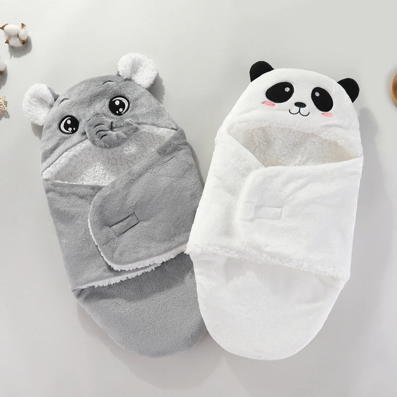 VARIANTES GRISE ET BLANCHE DE NOTRE COUVERTURE D EMMAILLOTAGE ANIMALSNUGGLE™