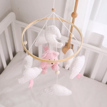 Vue de dessus de notre mobile bébé Rêve d'ourson céleste